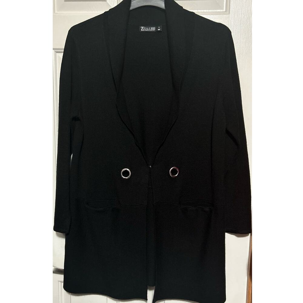 7th Avenue Design Studio New York & Company Black Cardigan Sweater Size XL